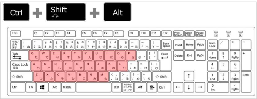 ここからダウンロード ショートカットキー 一覧表 壁紙