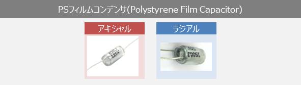 PSフィルムコンデンサ(Polystyrene Film Capacitors)