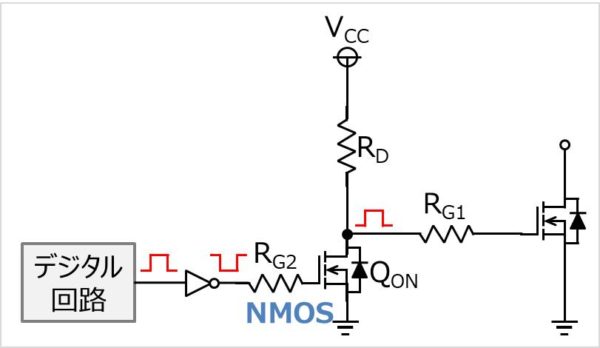 NチャネルMOSFET(NMOS)で昇圧を行うゲート駆動回路