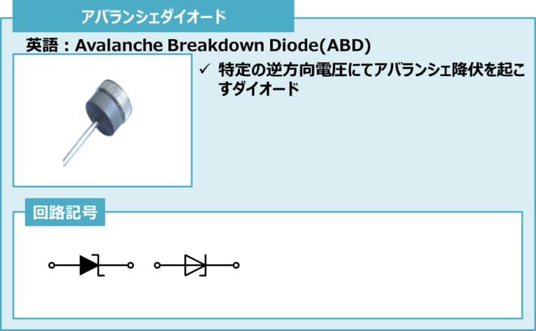 ダイオードの『種類』と『特徴』と『記号』について!