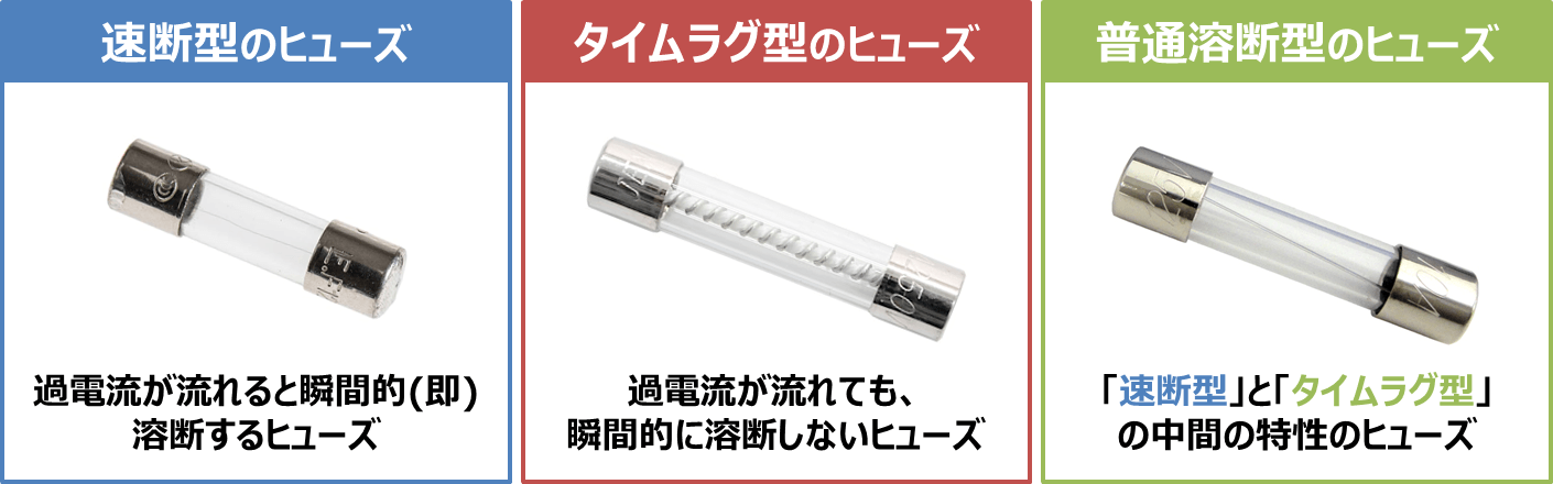 ヒューズの『種類』と『特徴』について！ - Electrical Information